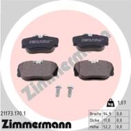 21173.170.1 - Klocki hamulcowe ZIMMERMANN (odp.GDB820) BMW
