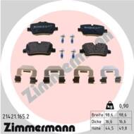 21421.165.2 - Klocki hamulcowe ZIMMERMANN /tył/ BMW 3 G20 18-