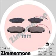 21797.195.1 - Klocki hamulcowe ZIMMERMANN (odp.GDB1105) PSA/FIAT