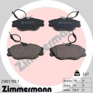 21801.190.1 - Klocki hamulcowe ZIMMERMANN (odp.GDB1148) PSA/FIAT/LANCIA