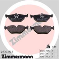 21934.170.1 - Klocki hamulcowe ZIMMERMANN /tył/ (odp.GDB1344) BMW/MG/ROVER/SAAB