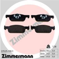 22525.170.1 - Klocki hamulcowe ZIMMERMANN /przód/ RENAULT CLIO 15-