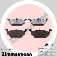 23130.995.1 - Klocki hamulcowe ZIMMERMANN AUDI/SKODA/VW GOLF 97-