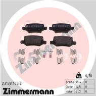 23138.145.2 - Klocki hamulcowe ZIMMERMANN /tył/ (odp.168 420 0420) DB