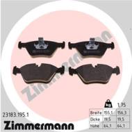 23183.195.1 - Klocki hamulcowe ZIMMERMANN (odp.GDB1531) BMW/MG