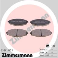 23241.160.1 - Klocki hamulcowe ZIMMERMANN (odp.GDB3195) CHEVROLET/DAEWOO