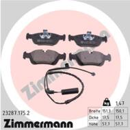 23287.175.2 - Klocki hamulcowe ZIMMERMANN (odp.GDB1100) BMW