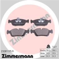 23287.175.9 - Klocki hamulcowe ZIMMERMANN /prod.OEM/ (odp.GDB1100) BMW