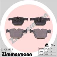 23309.170.1 - Klocki hamulcowe ZIMMERMANN /tył/ (odp.GDB1502) BMW