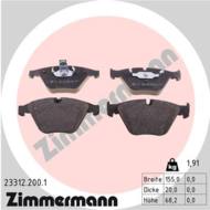 23312.200.1 - Klocki hamulcowe ZIMMERMANN (odp.GDB1498) BMW