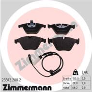 23312.200.2 - Klocki hamulcowe ZIMMERMANN (odp.GDB1498) BMW
