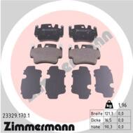 23329.170.1 - Klocki hamulcowe ZIMMERMANN /przód/ (odp.GDB1742) PORSCHE