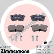 23353.150.1 - Klocki hamulcowe ZIMMERMANN /tył/ (odp.GDB1354)  Ford Focus 98-