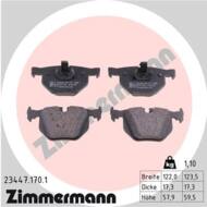 23447.170.1 - Klocki hamulcowe ZIMMERMANN /tył/ (odp.GDB1499) BMW