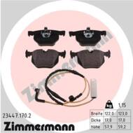 23447.170.2 - Klocki hamulcowe ZIMMERMANN /tył/ (odp.GDB1499) BMW