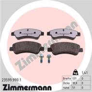 23599.990.1 - Klocki hamulcowe ZIMMERMANN PEUGEOT 307 1,4i 01-