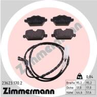 23623.170.2 - Klocki hamulcowe ZIMMERMANN /tył/ (odp.GDB1612) BMW