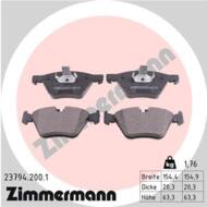 23794.200.1 - Klocki hamulcowe ZIMMERMANN (odp.GDB1559) BMW