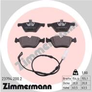 23794.200.2 - Klocki hamulcowe ZIMMERMANN (odp.GDB1559) BMW