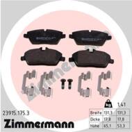 23915.175.3 - Klocki hamulcowe ZIMMERMANN /przód/ (odp.3411 6 767 143) BMW/MINI