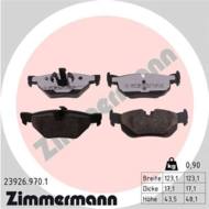 23926.970.1 - Klocki hamulcowe ZIMMERMANN /tył/ BMW 3/E90 05-