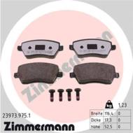 23973.975.1 - Klocki hamulcowe ZIMMERMANN NISSAN MICRA 03-