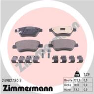 23982.180.2 - Klocki hamulcowe ZIMMERMANN (odp.GDB1700) OPEL CORSA D