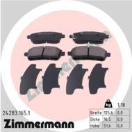 24283.165.1 - Klocki hamulcowe ZIMMERMANN (gr.16,5mm) (odp.GDB3437/GDB1893) FORD/MAZDA/SUZUKI