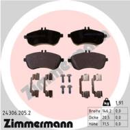 24306.205.2 - Klocki hamulcowe ZIMMERMANN (odp.GDB1736) DB