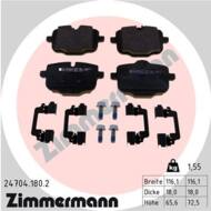 24704.180.2 - Klocki hamulcowe ZIMMERMANN /tył/ BMW 5 G30/F90 16-