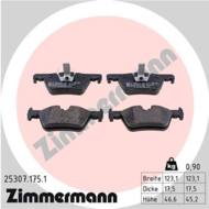 25307.175.1 - Klocki hamulcowe ZIMMERMANN /tył/ (odp.GDB1919) BMW