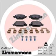 25410.145.2 - Klocki hamulcowe ZIMMERMANN /tył/ (odp.GDB1950) FIAT