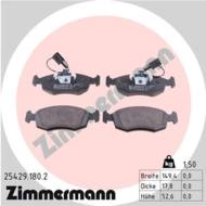 25429.180.2 - Klocki hamulcowe ZIMMERMANN (odp.GDB1900) FIAT