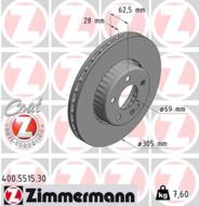 400.5515.30 - Tarcza hamulcowa ZIMMERMANN DB 305x27.9