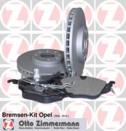 640.4200.00 - Tarcza hamulcowa ZIMMERMANN OPEL 256x24 /kpl/ 2 tarcze + klocki