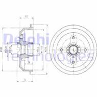 BF107 DEL - Bęben hamulcowy DELPHI 