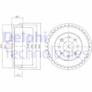 BF396 DEL - Bęben hamulcowy DELPHI 