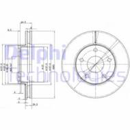 BG2346 DEL - Tarcza hamulcowa DELPHI 