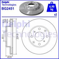 BG2451 DEL - Tarcza hamulcowa DELPHI 