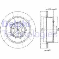 BG2662 DEL - Tarcza hamulcowa DELPHI 