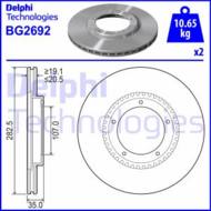 BG2692 DEL - Tarcza hamulcowa DELPHI 