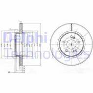 BG2776 DEL - Tarcza hamulcowa DELPHI 
