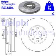 BG3404 DEL - Tarcza hamulcowa DELPHI 