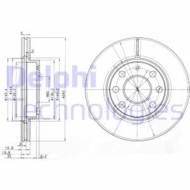 BG3568 DEL - Tarcza hamulcowa DELPHI 