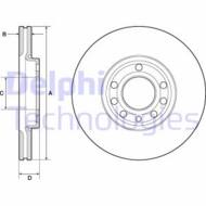 BG3713C DEL - Tarcza hamulcowa DELPHI 