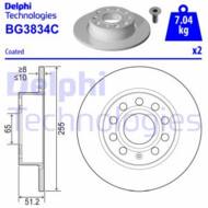 BG3834C DEL - Tarcza hamulcowa DELPHI 