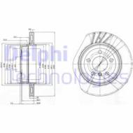 BG3943 DEL - Tarcza hamulcowa DELPHI 