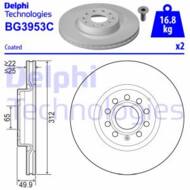 BG3953C DEL - Tarcza hamulcowa DELPHI 