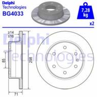 BG4033 DEL - Tarcza hamulcowa DELPHI 