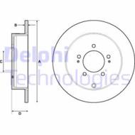 BG4161C DEL - Tarcza hamulcowa DELPHI 